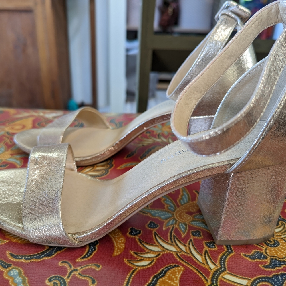 Rose gold Chinese laundry heels